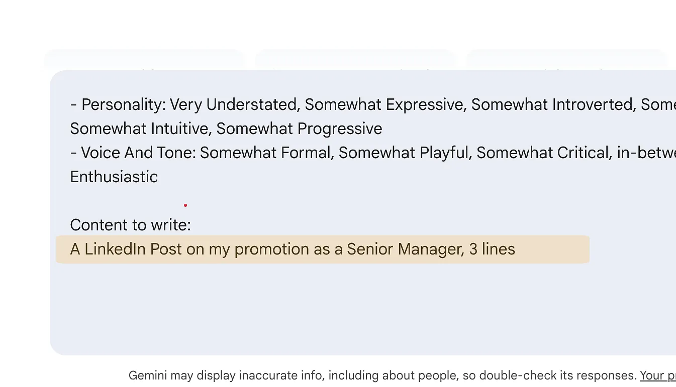 Replace the content section with your instructions