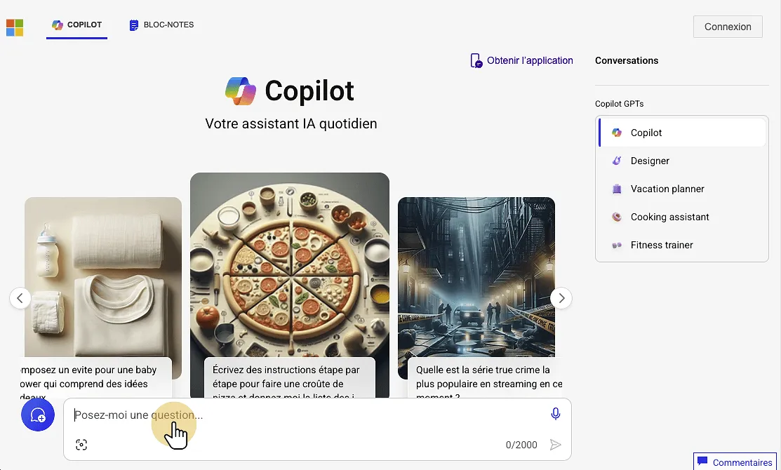 Log in to Microsoft Copilot